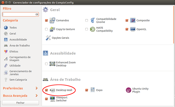 Teclas para alterar a área de trabalho pararam de funcionar no Ubuntu