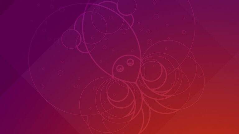 Plano de fundo oficial do Ubuntu 18.10