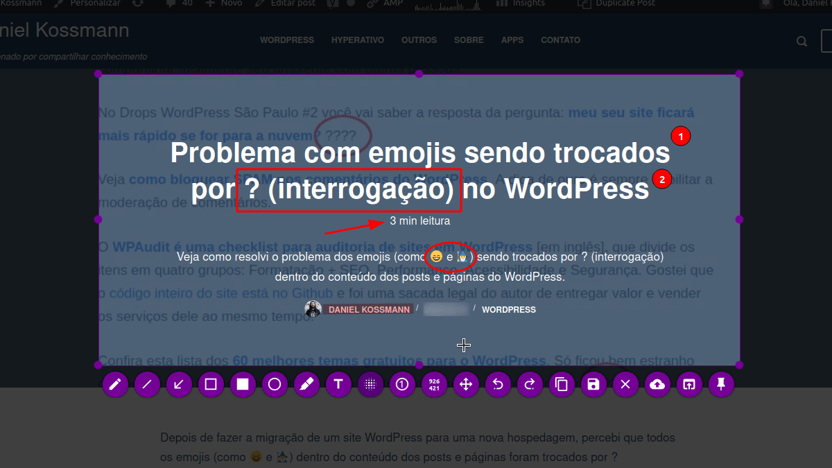 Fazendo captura de tela como GIF no Ubuntu - Daniel Kossmann