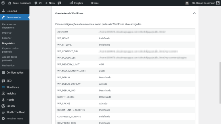 Qual é a diferença entre WP_MEMORY_LIMIT e WP_MAX_MEMORY_LIMIT no WordPress?