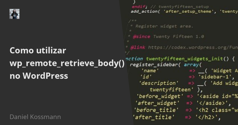 Como utilizar wp_remote_retrieve_body() no WordPress
