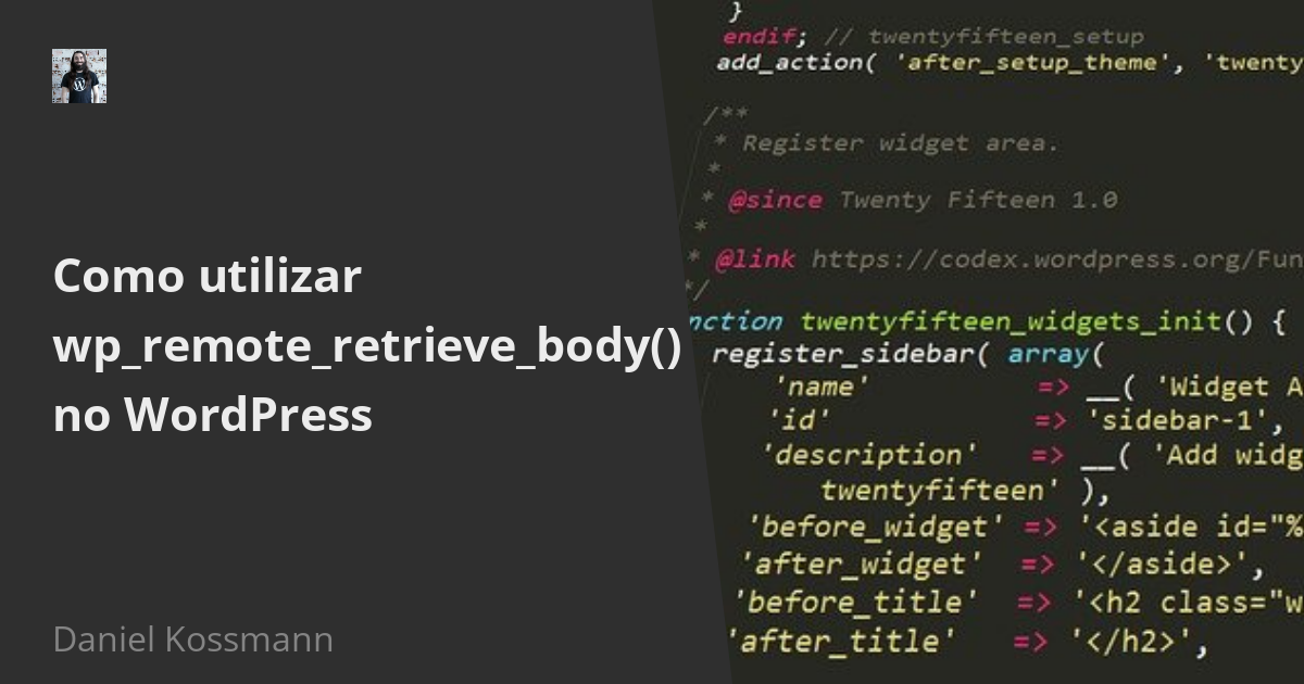 Como utilizar wp_remote_retrieve_body() no WordPress