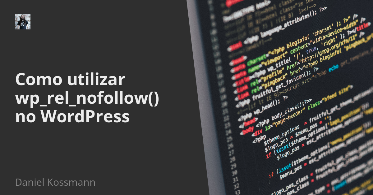 Como utilizar wp_rel_nofollow() no WordPress