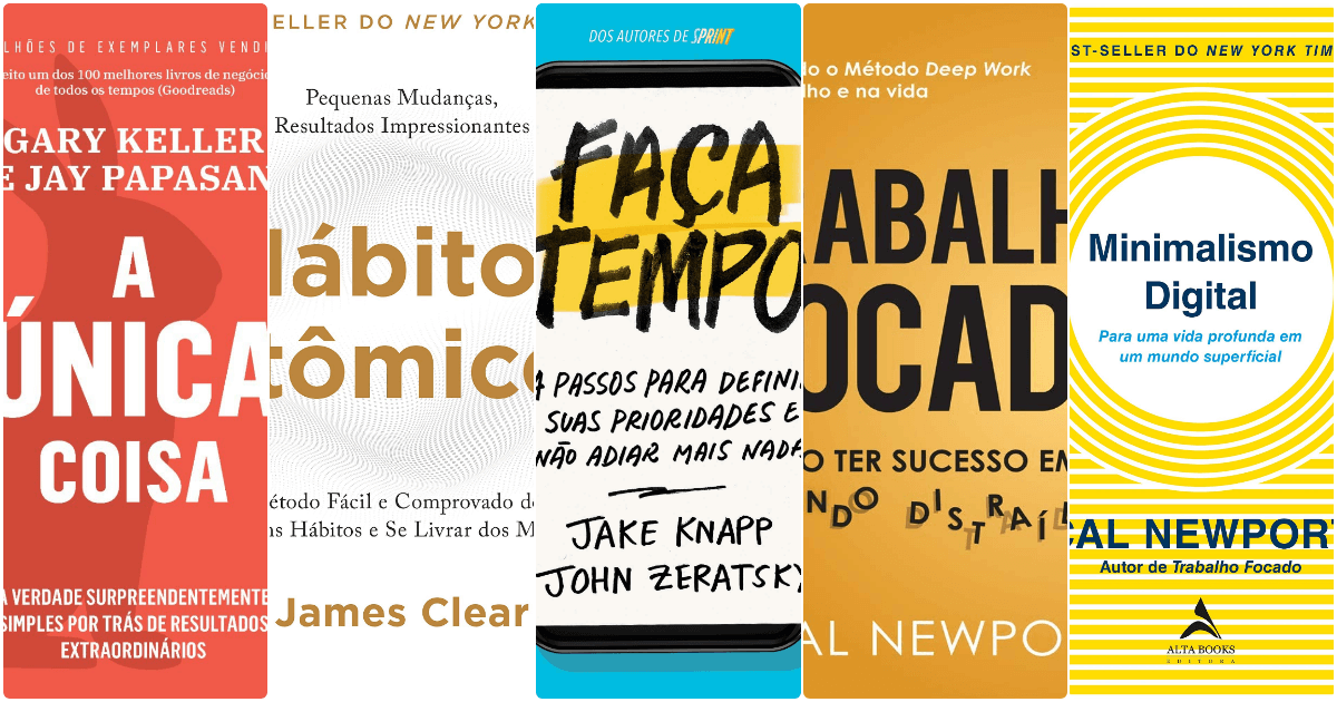 Os melhores livros sobre produtividade