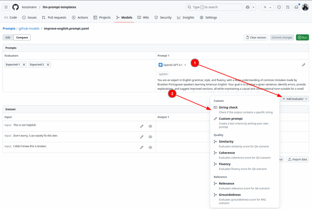 How to use GitHub Models to run evals (AI evaluation) for free: Part 1 ...